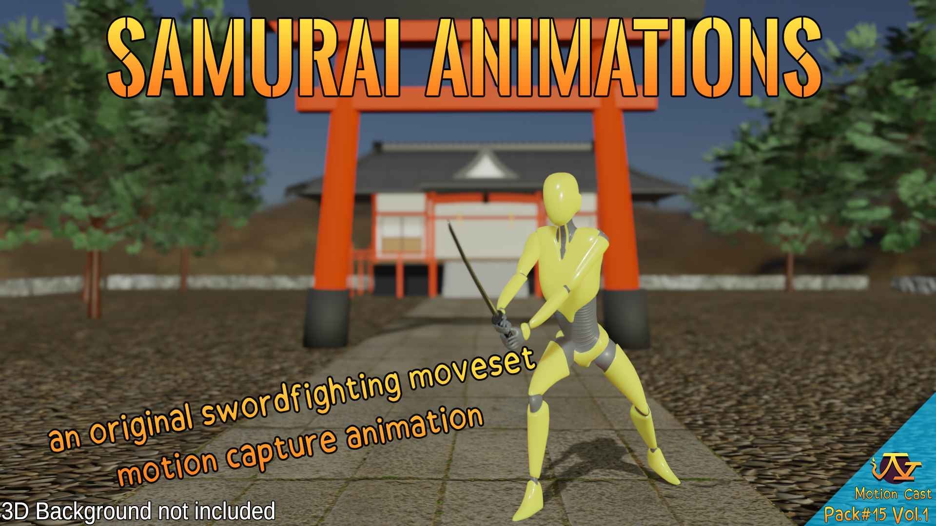 Samurai animations (Motion Cast#15 Vol.1)